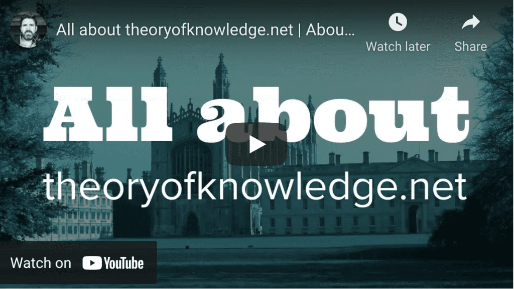 Video introduction to theoryofknowledge.net