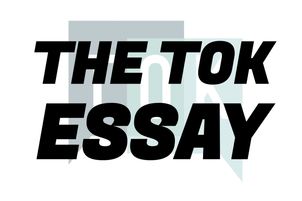 the structure of tok essay